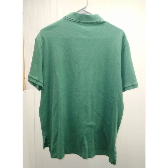 Polo by Ralph Lauren, green short sleeve polo shirt . 100% Pima cotton. size L - Picture 2 of 4